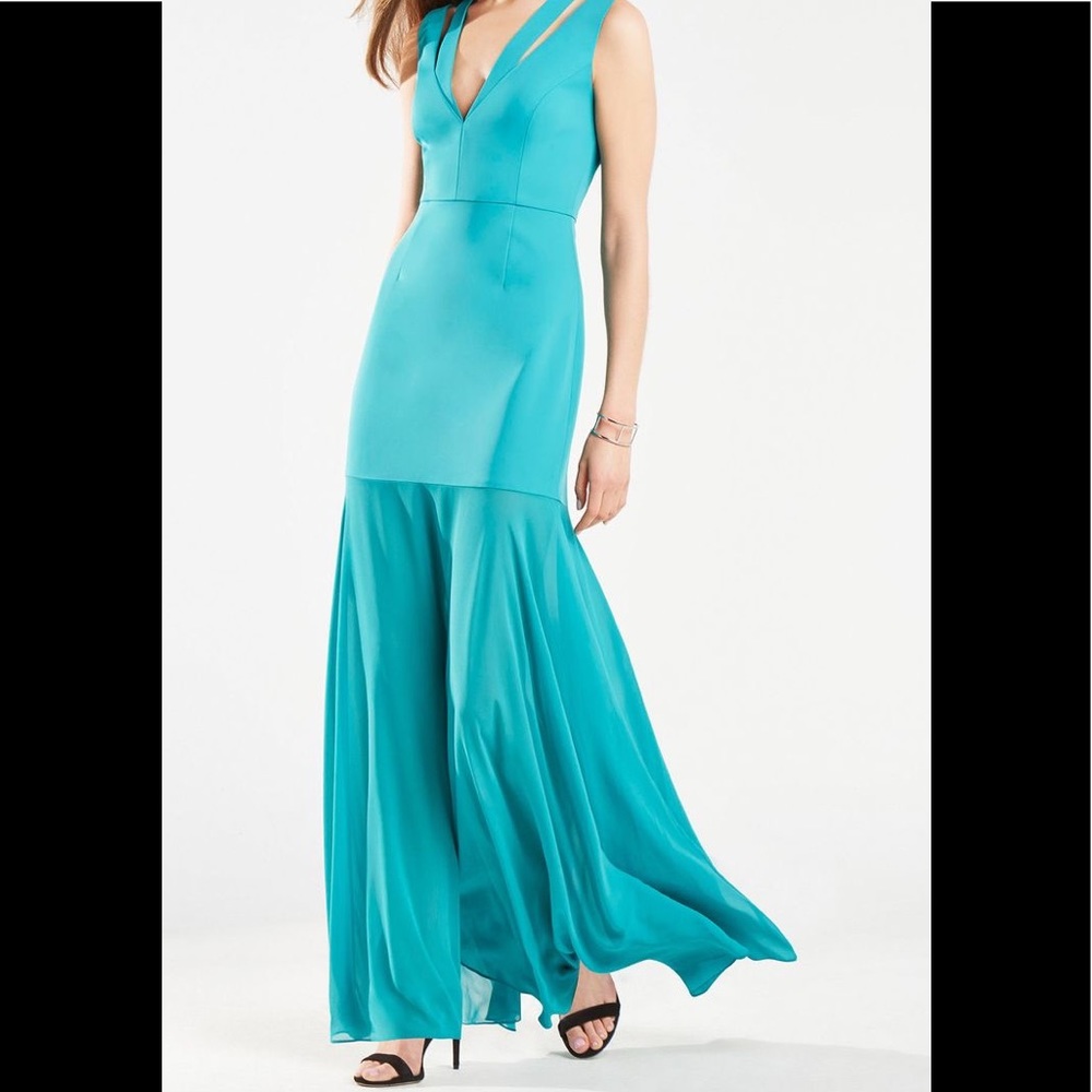 Bcbgmaxazria Orlena Emerald Gown